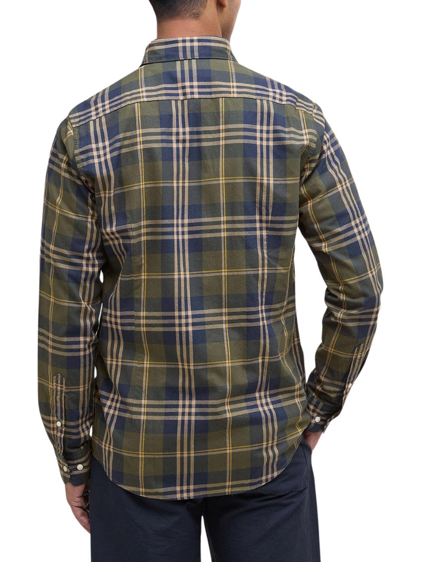 Green Regular Plaid Shirt 3