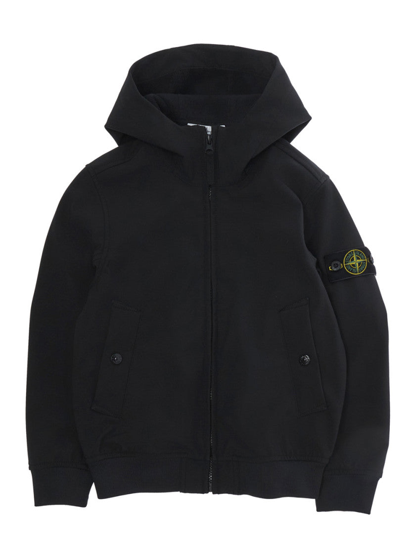 Kids Black Logo Hoodie 1