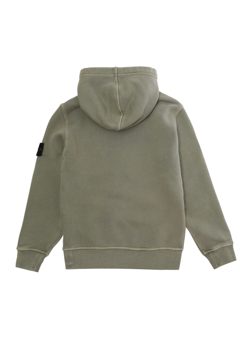 Boys Green Logo Hoodie 2