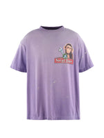 Purple Crew Neck T-Shirt 1