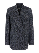 Blue Peaked Lapel Blazer 1