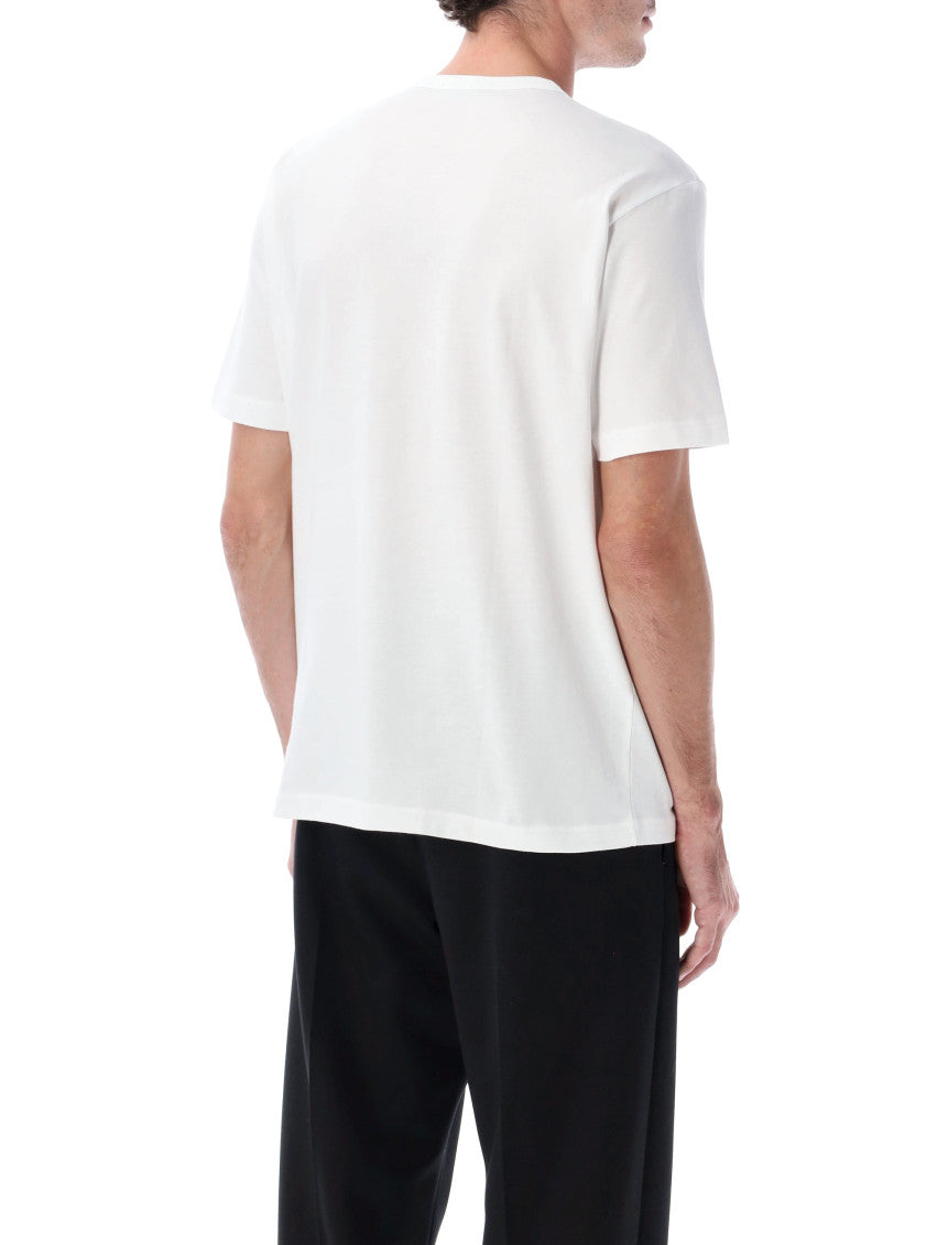 White Crew Neck T-Shirt 2