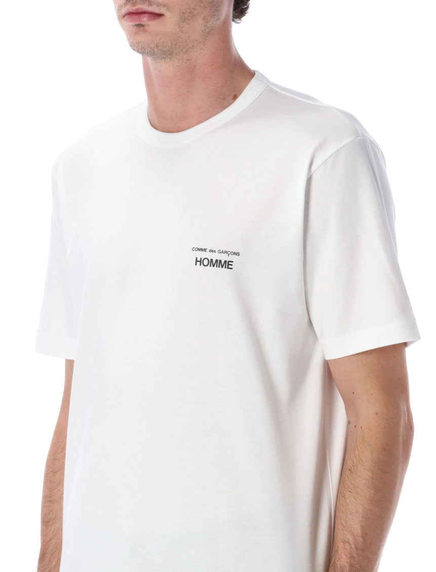 White Crew Neck T-Shirt 3
