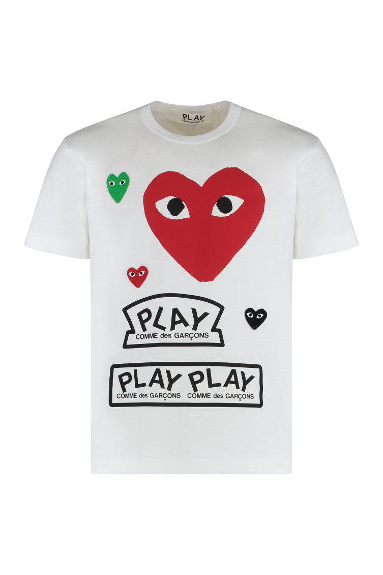 White Crew Neck T-Shirt 1