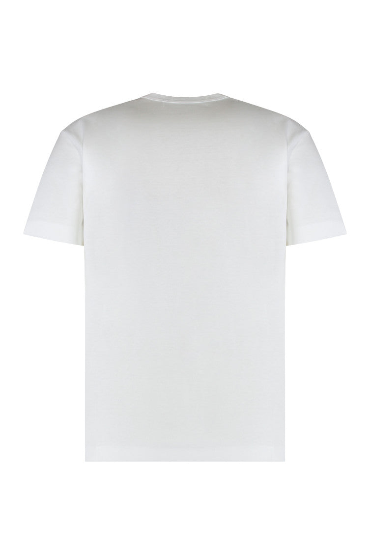 White Crew Neck T-Shirt 2