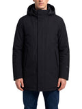 Black Hooded Parka Jacket 1
