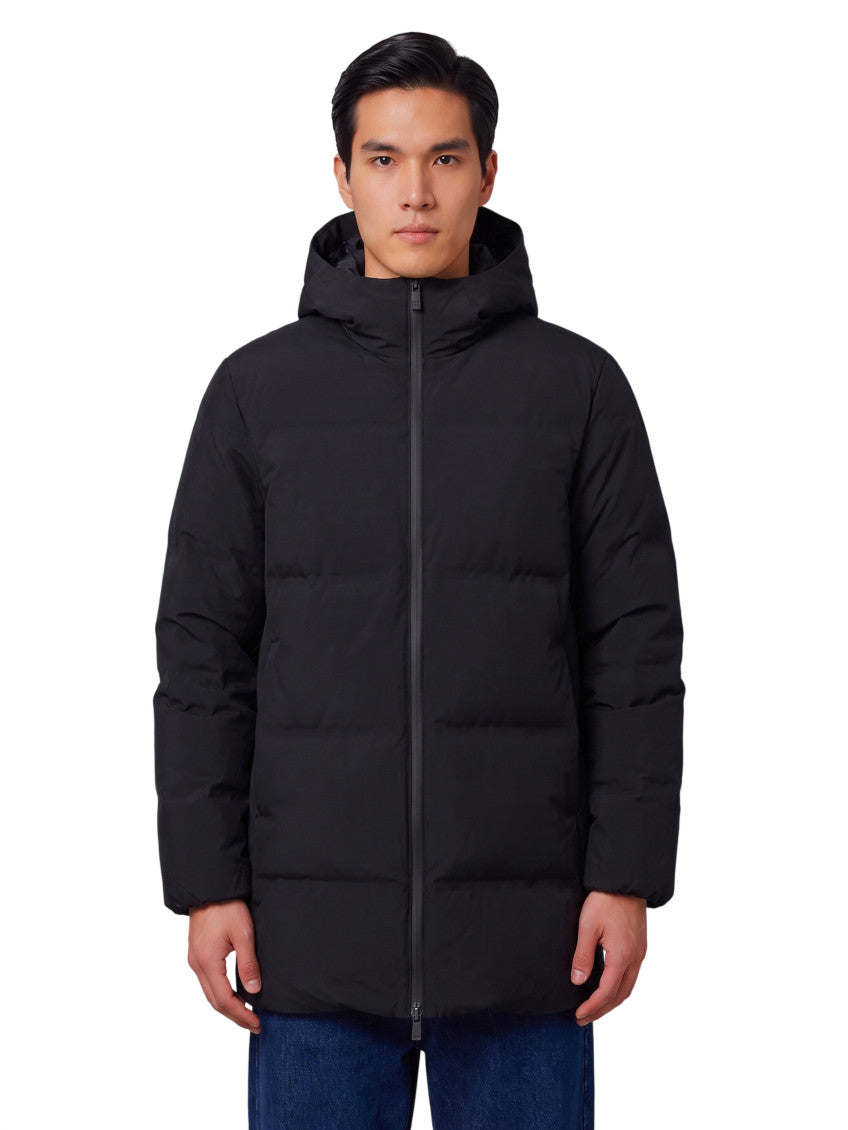 Black Hooded Pakra Jacket 1