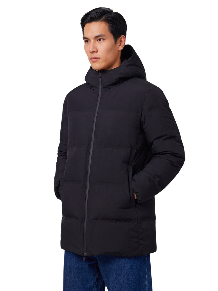 Black Hooded Pakra Jacket 2
