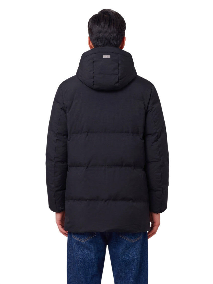 Black Hooded Pakra Jacket 3