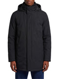 Black Hooded Parka Jacket 1