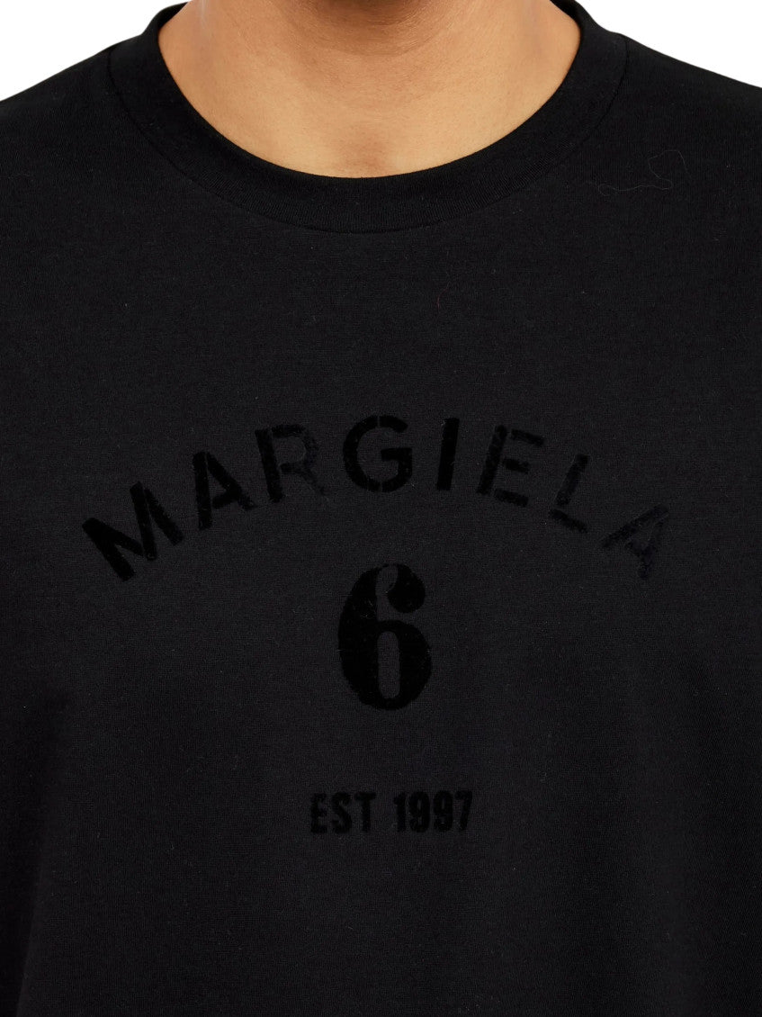 Black Logo Regular T-Shirt 5