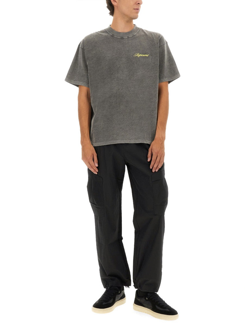 Grey Crew Neck T-Shirt 2