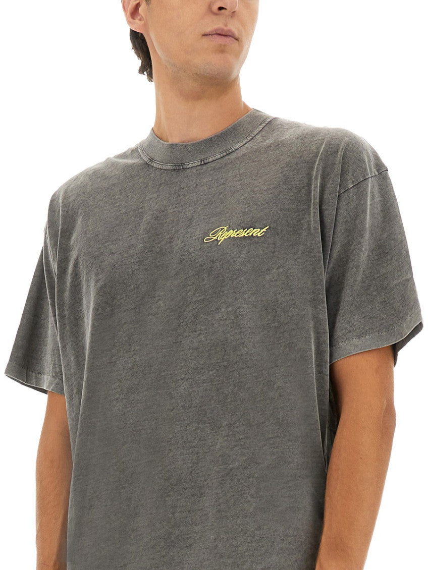 Grey Crew Neck T-Shirt 4