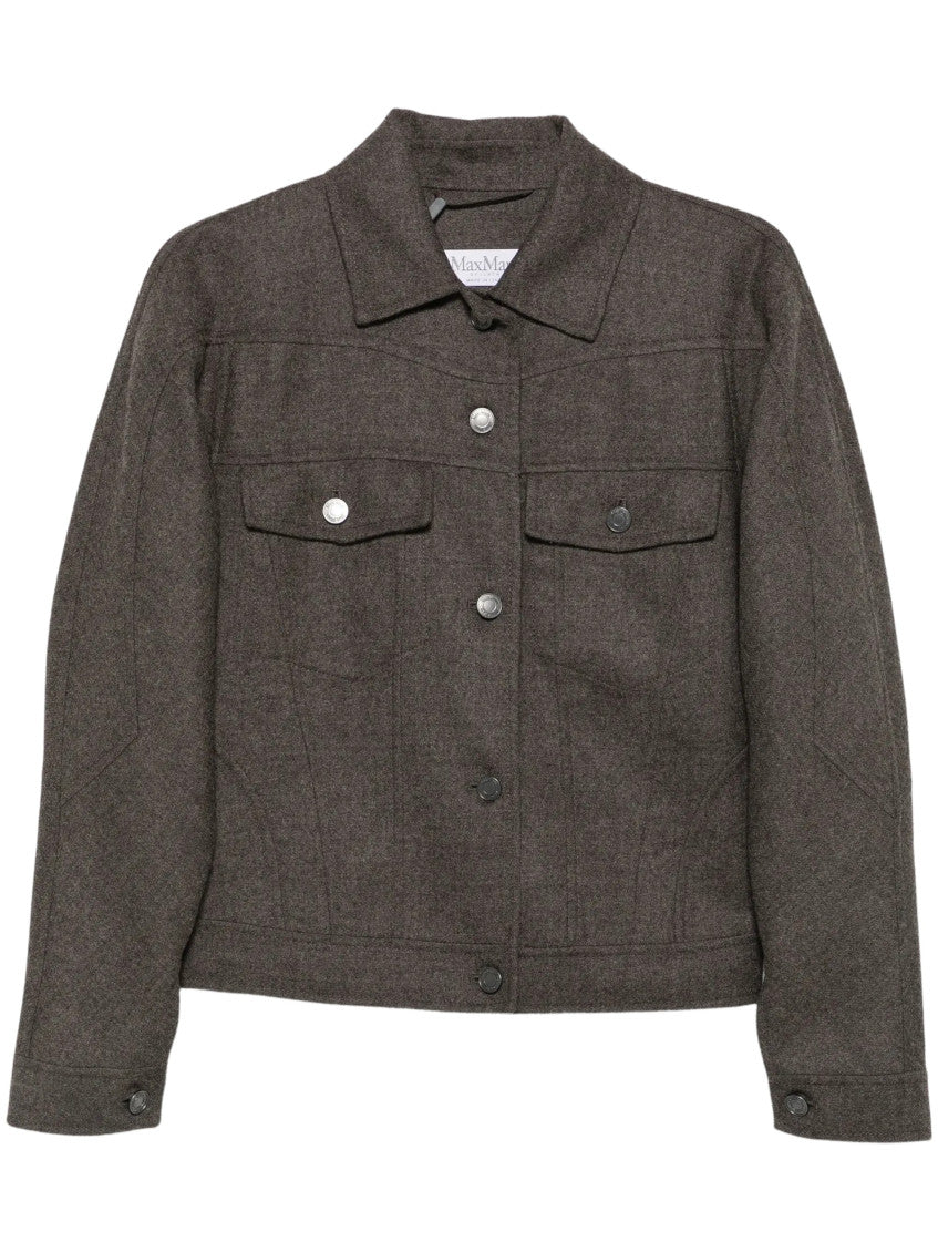 Brown Shirt Collar Jacket 1