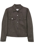 Brown Shirt Collar Jacket 1