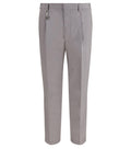 Grey Pleated Trousers 1