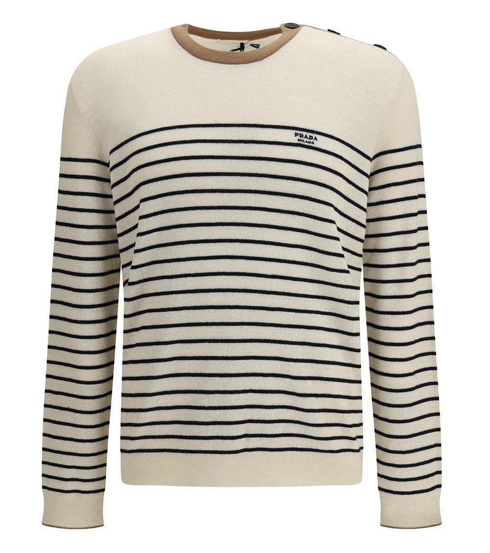 Natural Crew Neck Sweater 1