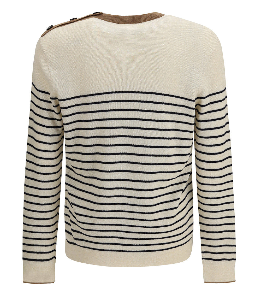 Natural Crew Neck Sweater 2