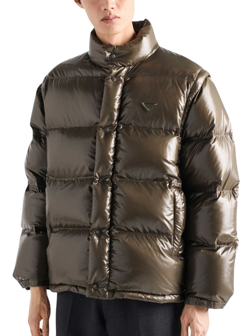 Green Oversized Down Jacket 1