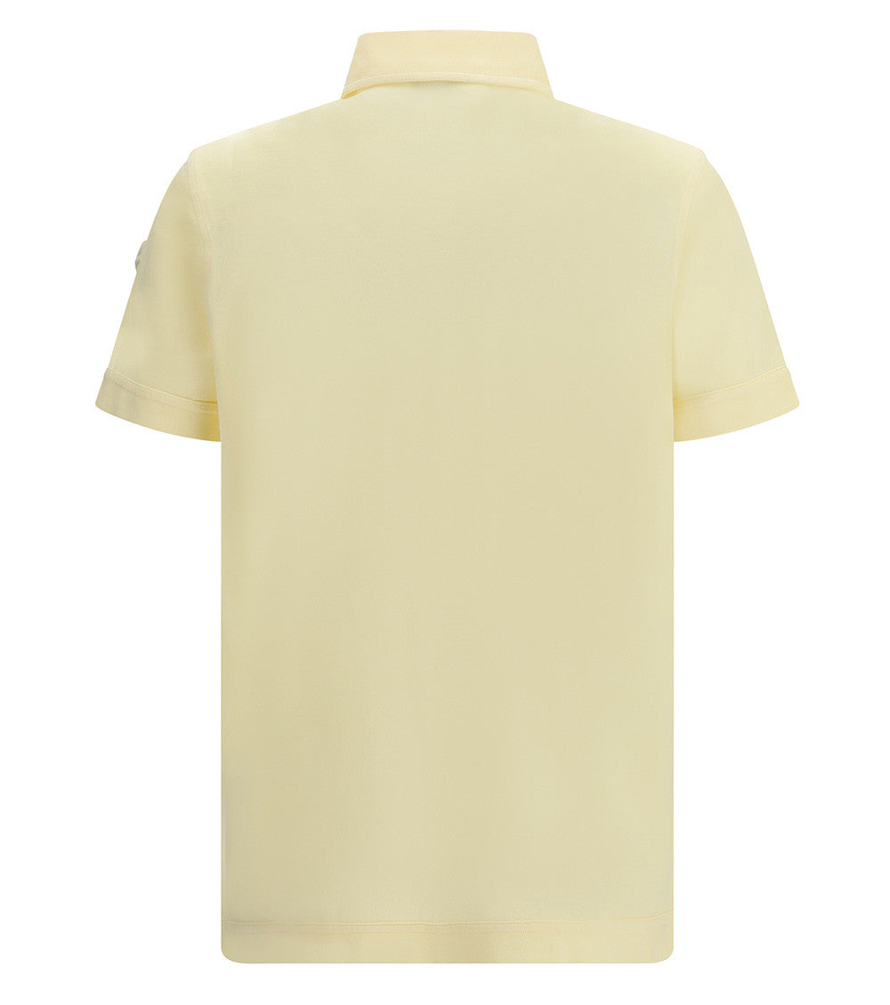 Light Yellow Shirt Collar Polo 2