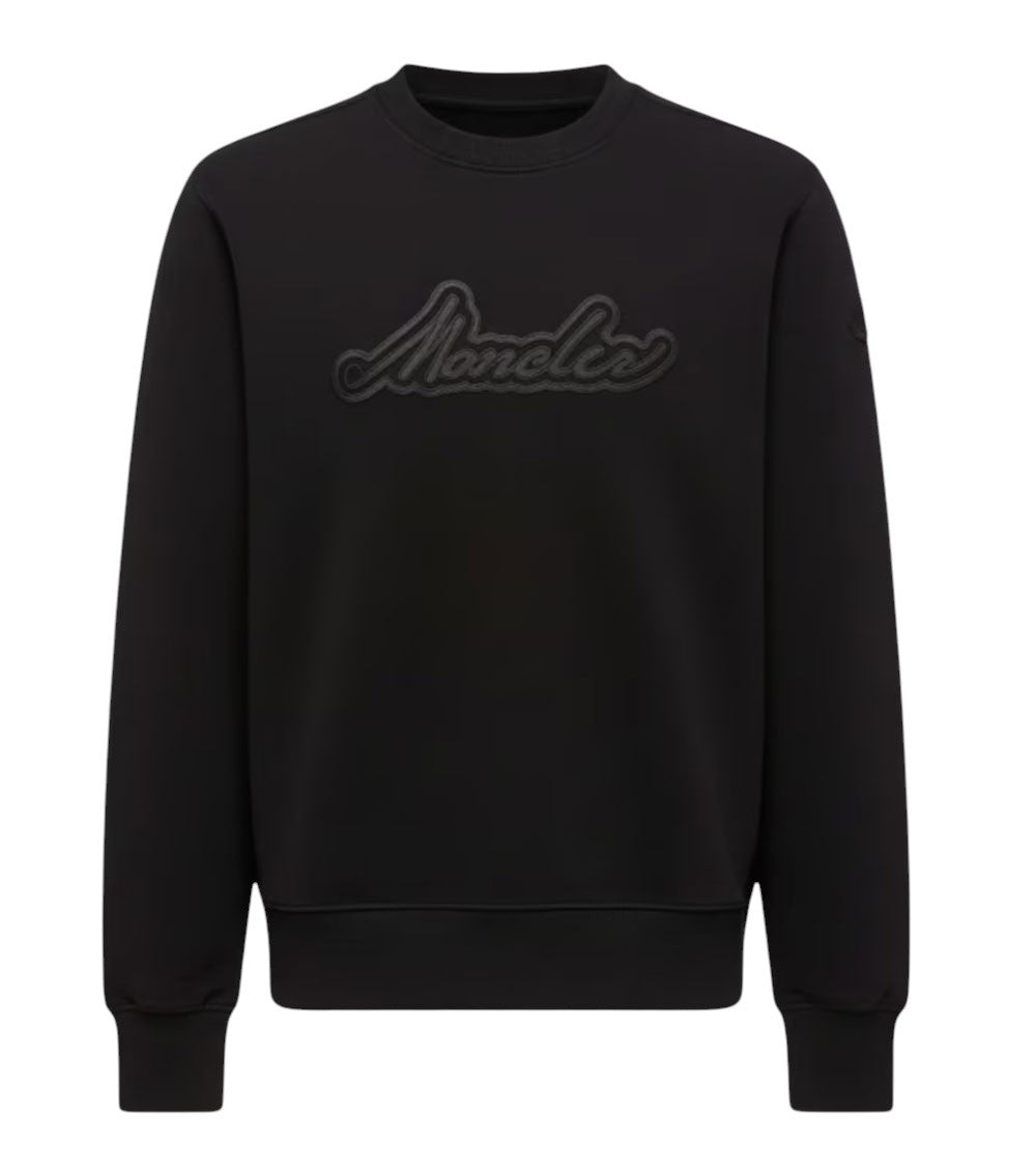 Black Crew Neck Sweatshirt 1