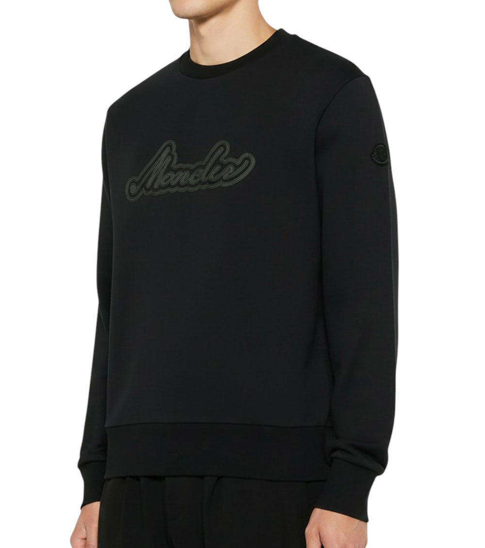 Black Crew Neck Sweatshirt 2