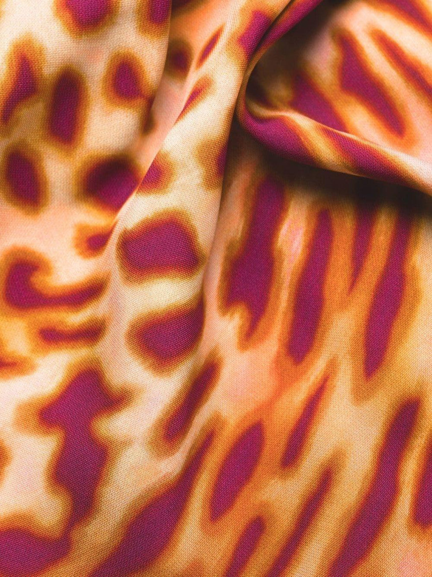 Multicolor Leopard-print Mini Dress 5