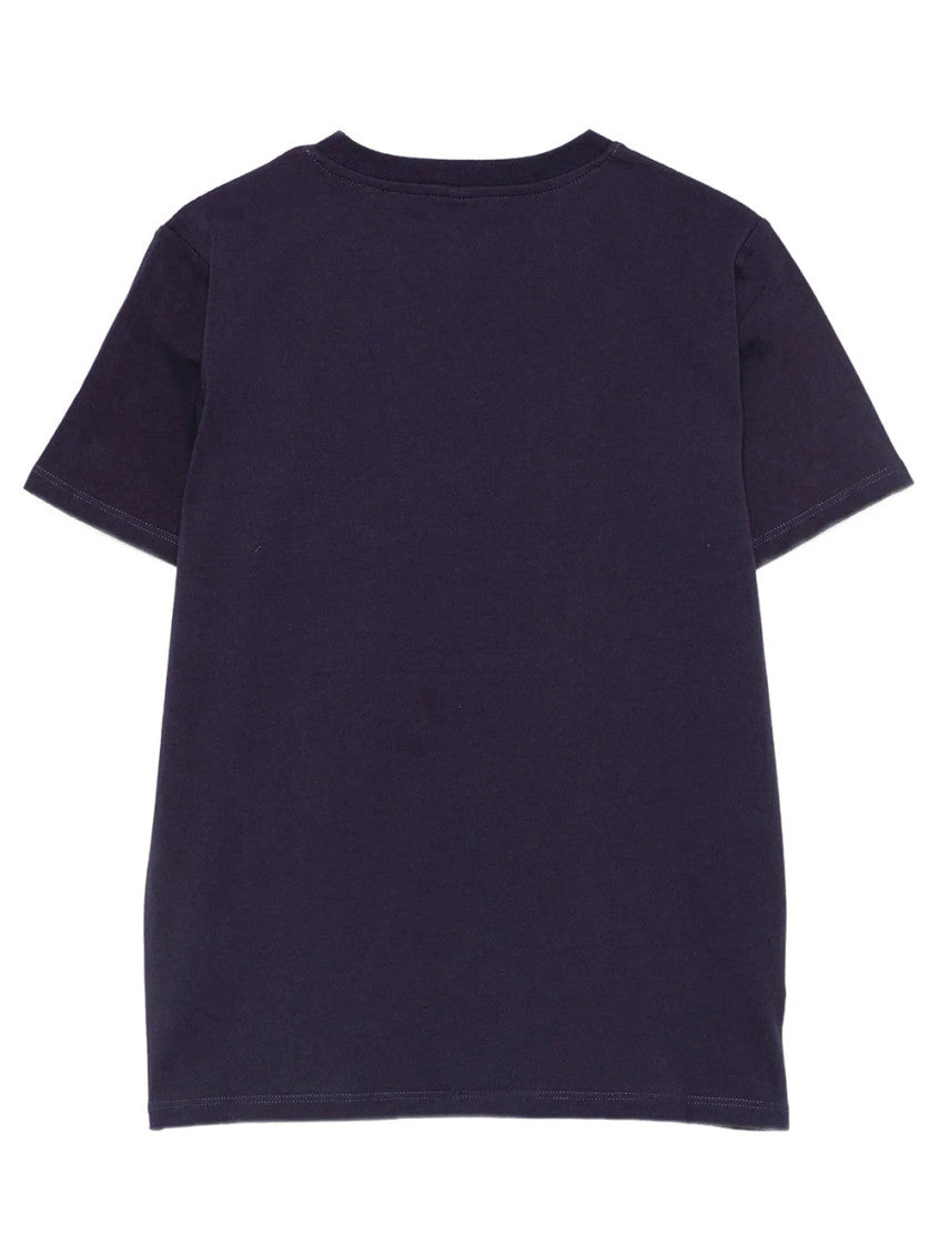 Kids Navy Blue  Graphic T-Shirt 2
