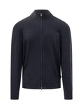 Dark Navy Zip-Up Cardigan 1