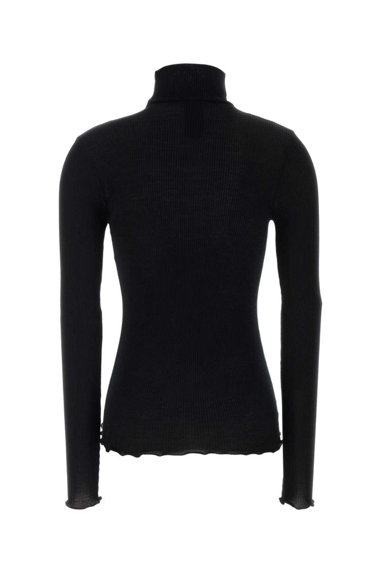 Black Turtle Neck Sweater 2
