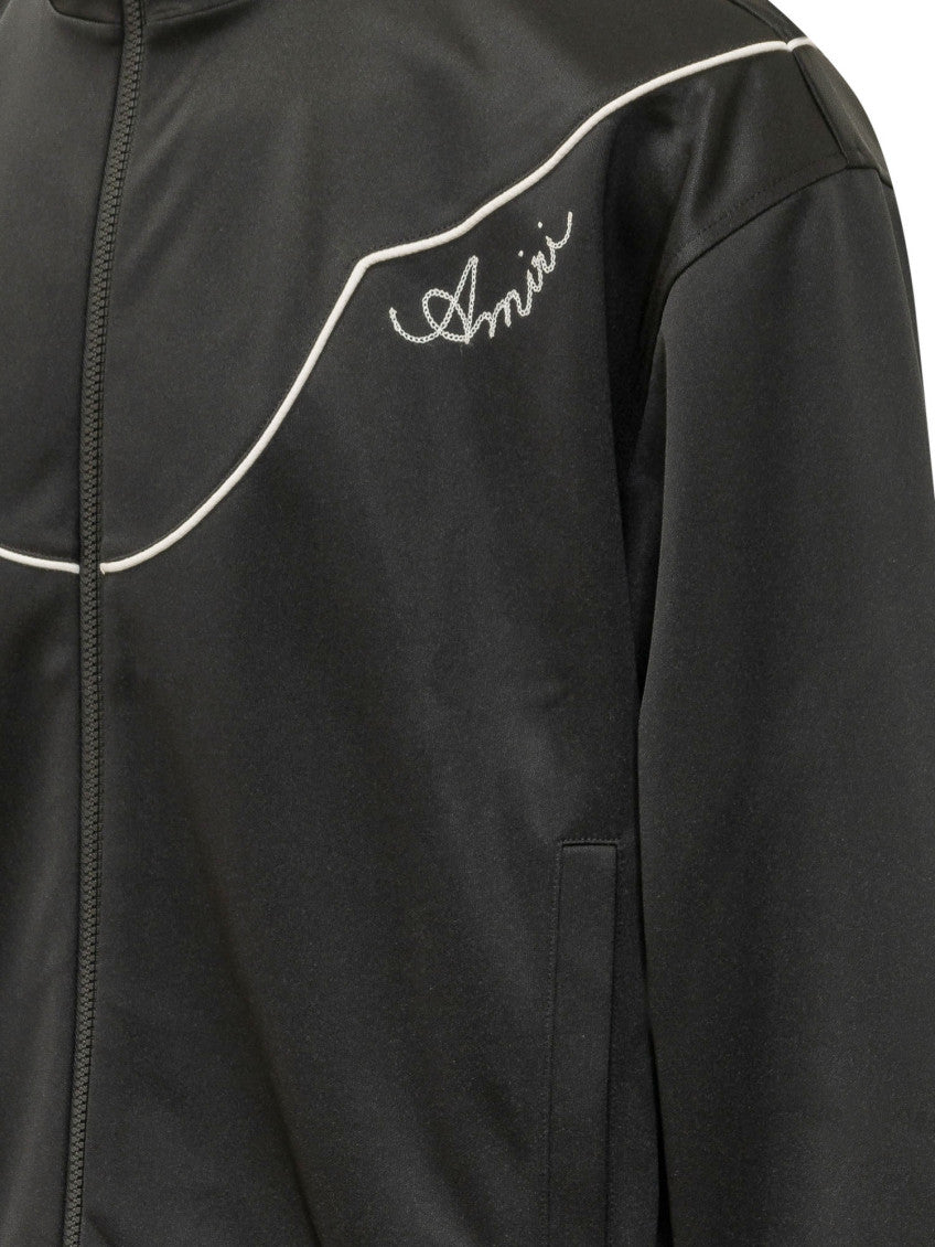 Black Mock Collar Jacket 4