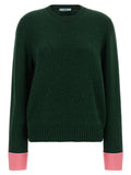 Dark Green Crew Neck Sweater 1