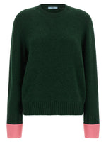 Dark Green Crew Neck Sweater 1
