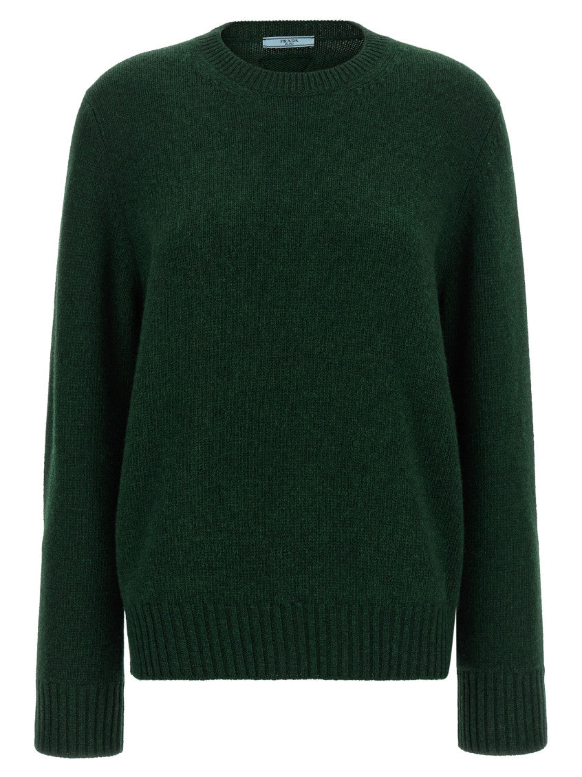 Dark Green Crew Neck Sweater 2