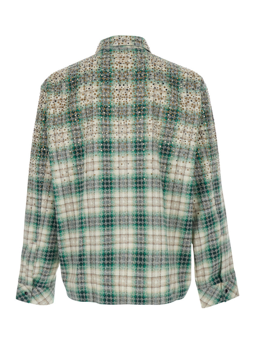 Green Regular Check Shirt 2