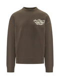 Brown Crew Neck Sweatshirt 1