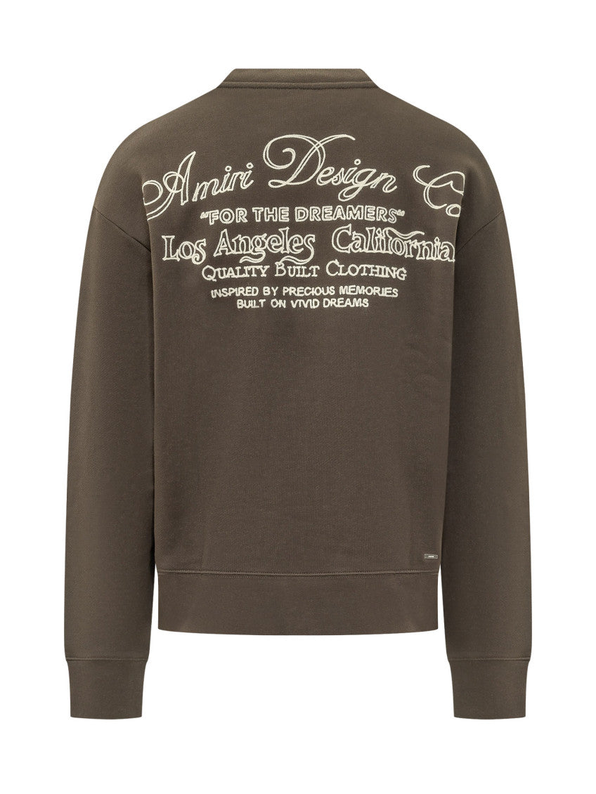 Brown Crew Neck Sweatshirt 2