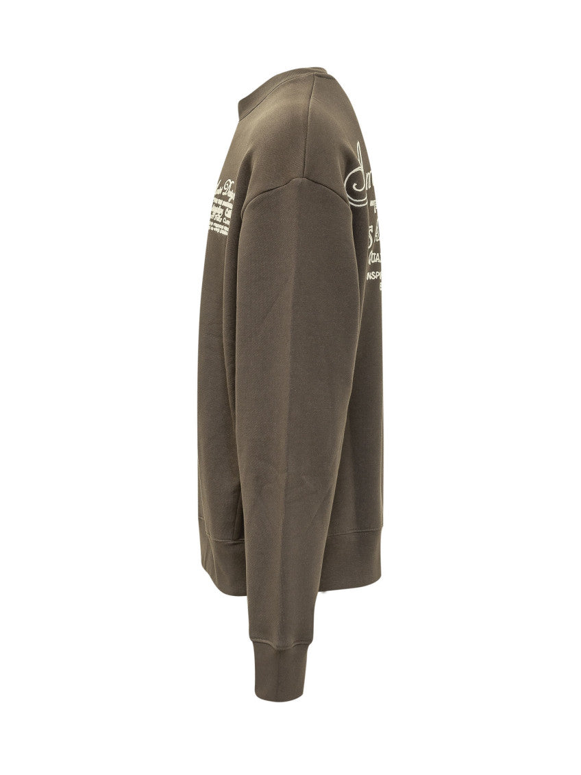 Brown Crew Neck Sweatshirt 3