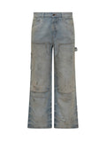 Blue Mid Rise Jeans 1