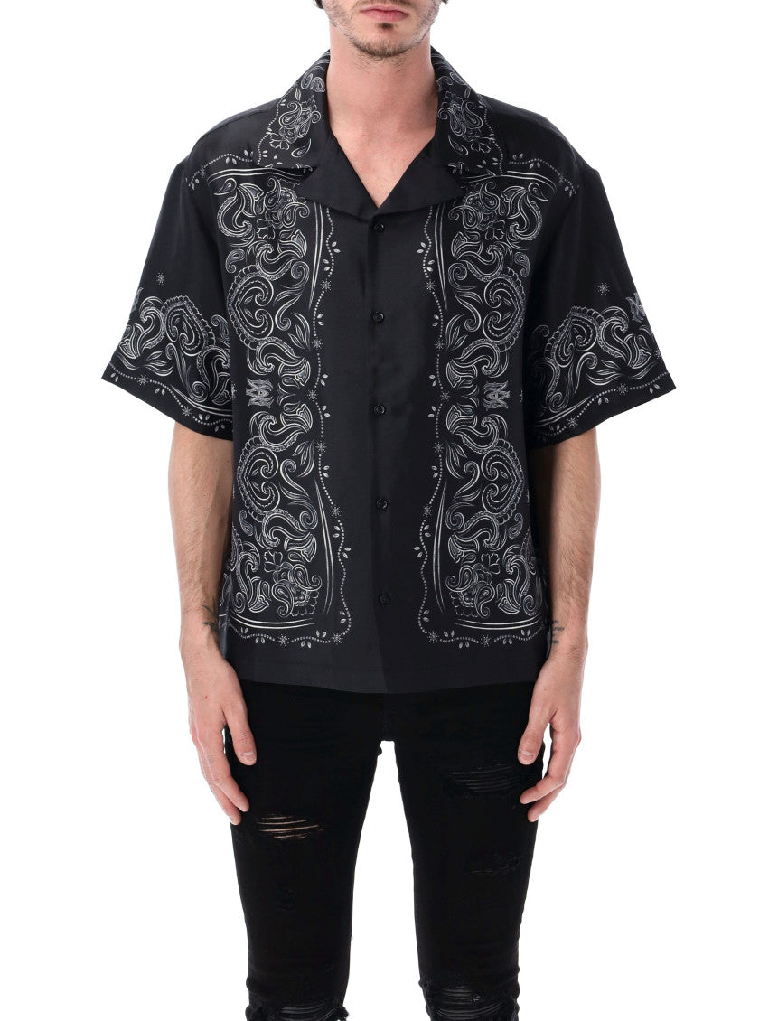 Black Loose Printed Shirt 1