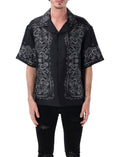 Black Loose Printed Shirt 1