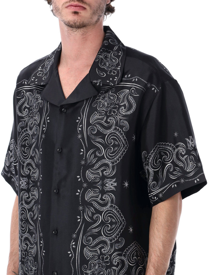 Black Loose Printed Shirt 3