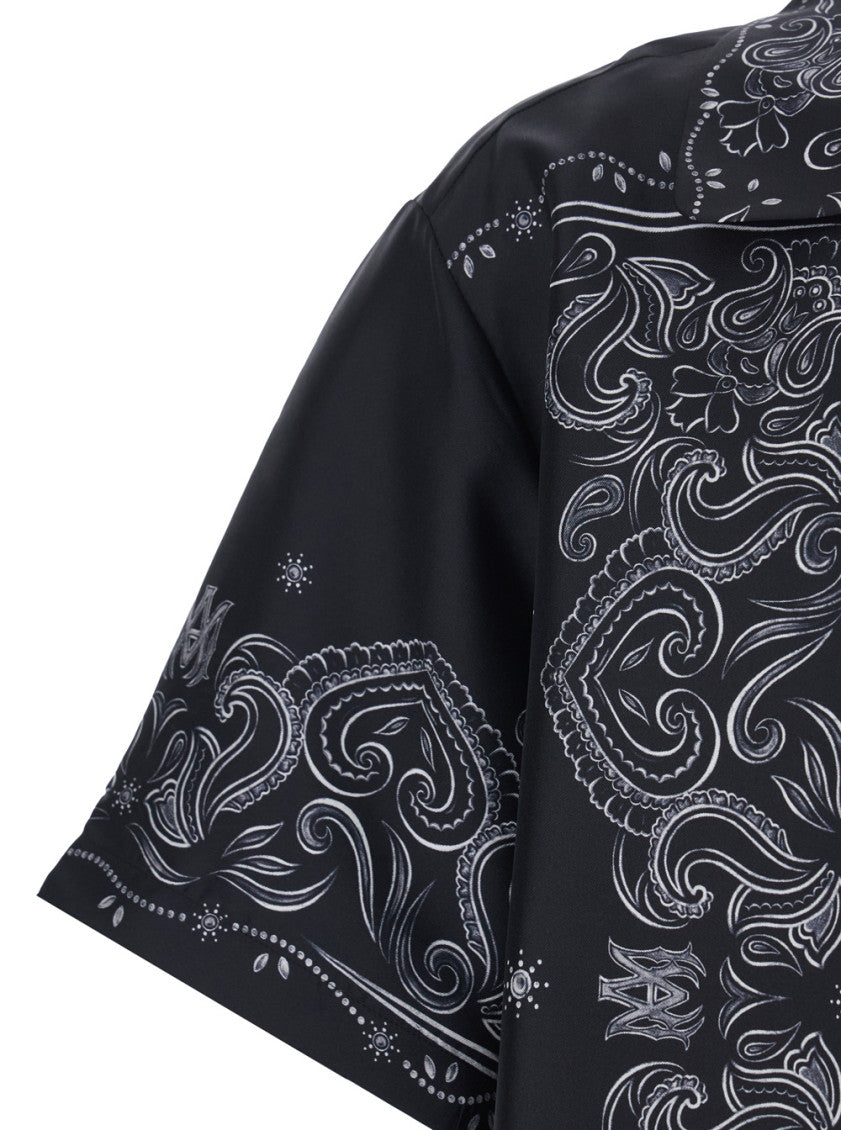 Black Loose Printed Shirt 4