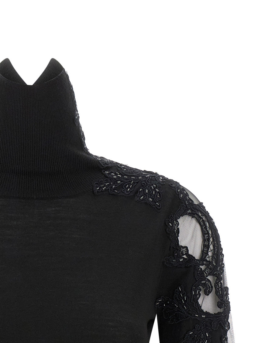 Black Turtle Neck Sweater 3