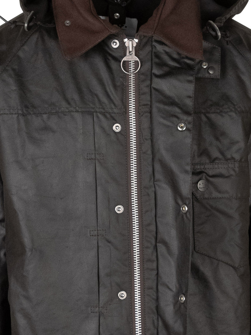Dark Green Hood Jacket 3