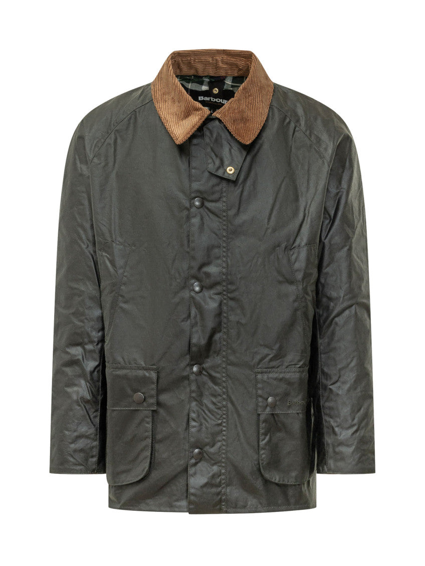 Green Shirt Collar Jacket 1