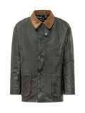 Green Shirt Collar Jacket 1
