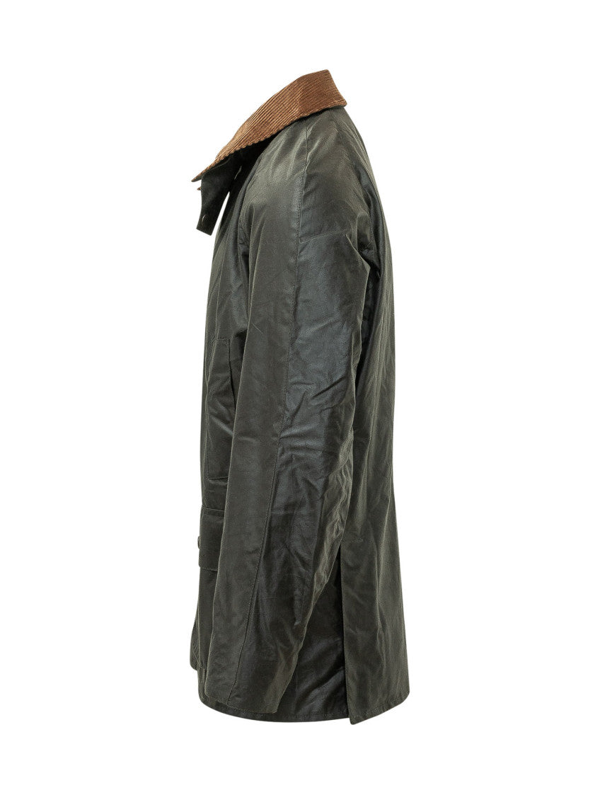 Green Shirt Collar Jacket 3