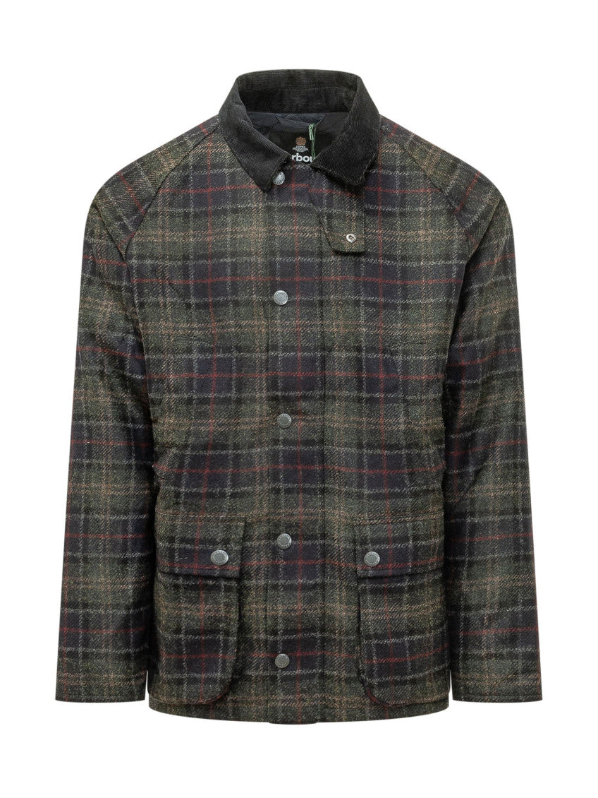 Green Plaid Regular Jacket 1