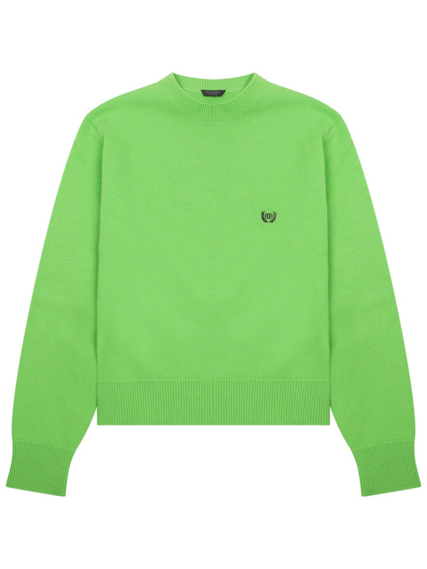 Green Crew Neck Sweater 1